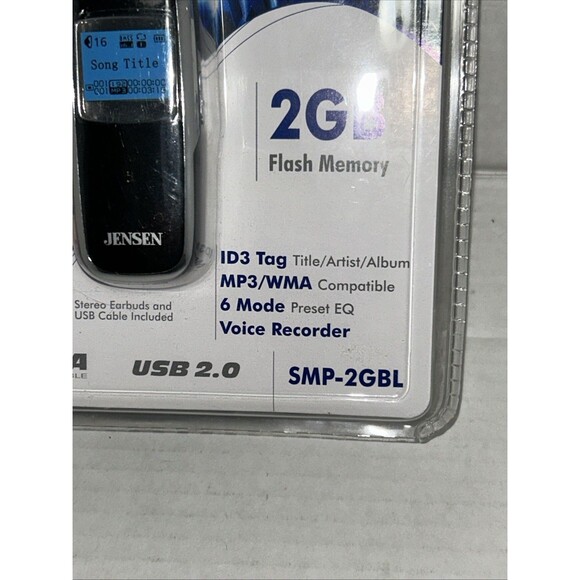 Jensen 2GB Digital Audio Player SMP-2GBL USB 2.0 - Picture 4 of 5
